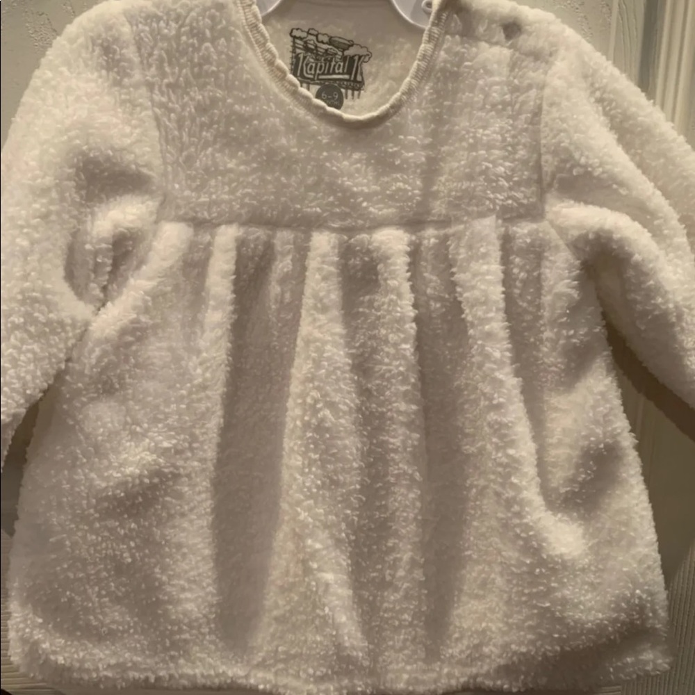 Sherpa dress w/onesie
